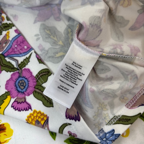 Talbots Women’s Petite Multicolor Floral 3/4 Sleeve Top - Picture 4 of 11